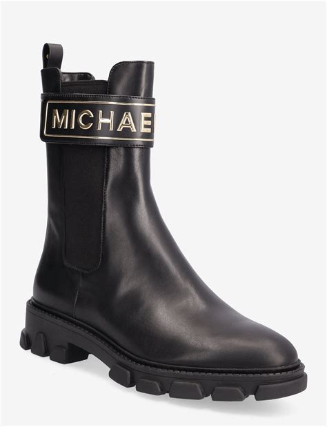 michael kors ridley black leather chelsea boots|Ridley Logo Chelsea Boot .